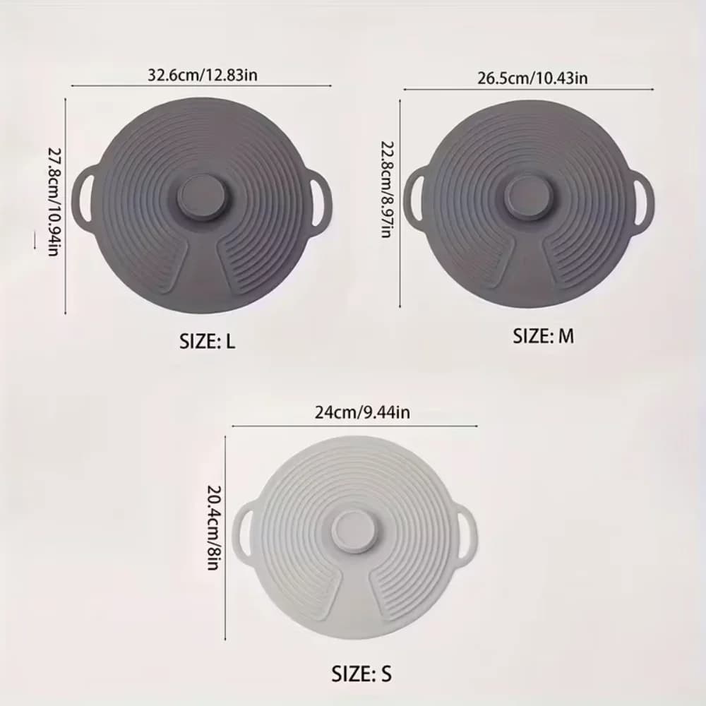 Nắp đậy bát silicone, nắp chống văng lò vi sóng, nắp chịu nhiệt tái sử dụng cho bát, đĩa, nồi, chảo, bếp, lò nướng