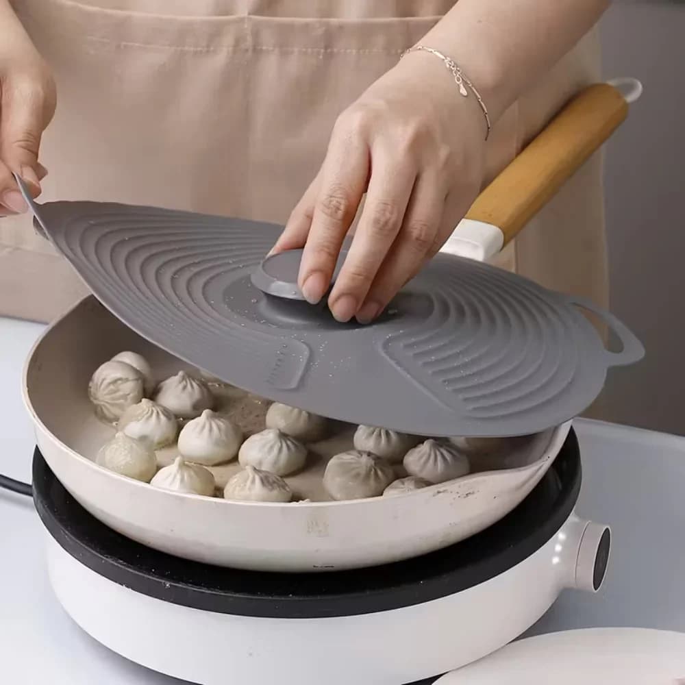 Nắp đậy bát silicone, nắp chống văng lò vi sóng, nắp chịu nhiệt tái sử dụng cho bát, đĩa, nồi, chảo, bếp, lò nướng