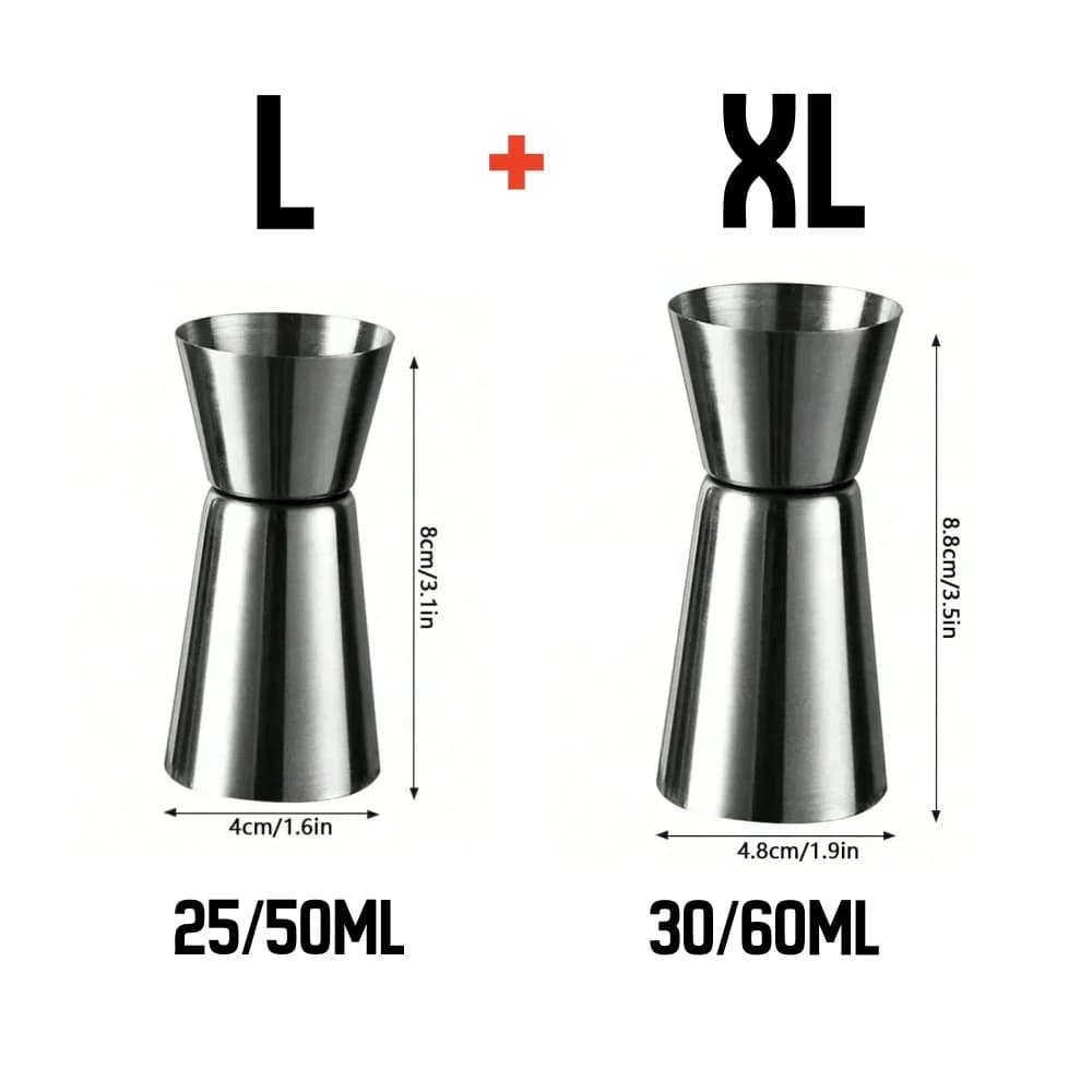 Ly Đong Rượu Pha Chế Jigger Inox Dụng Cụ Bar Tiệc