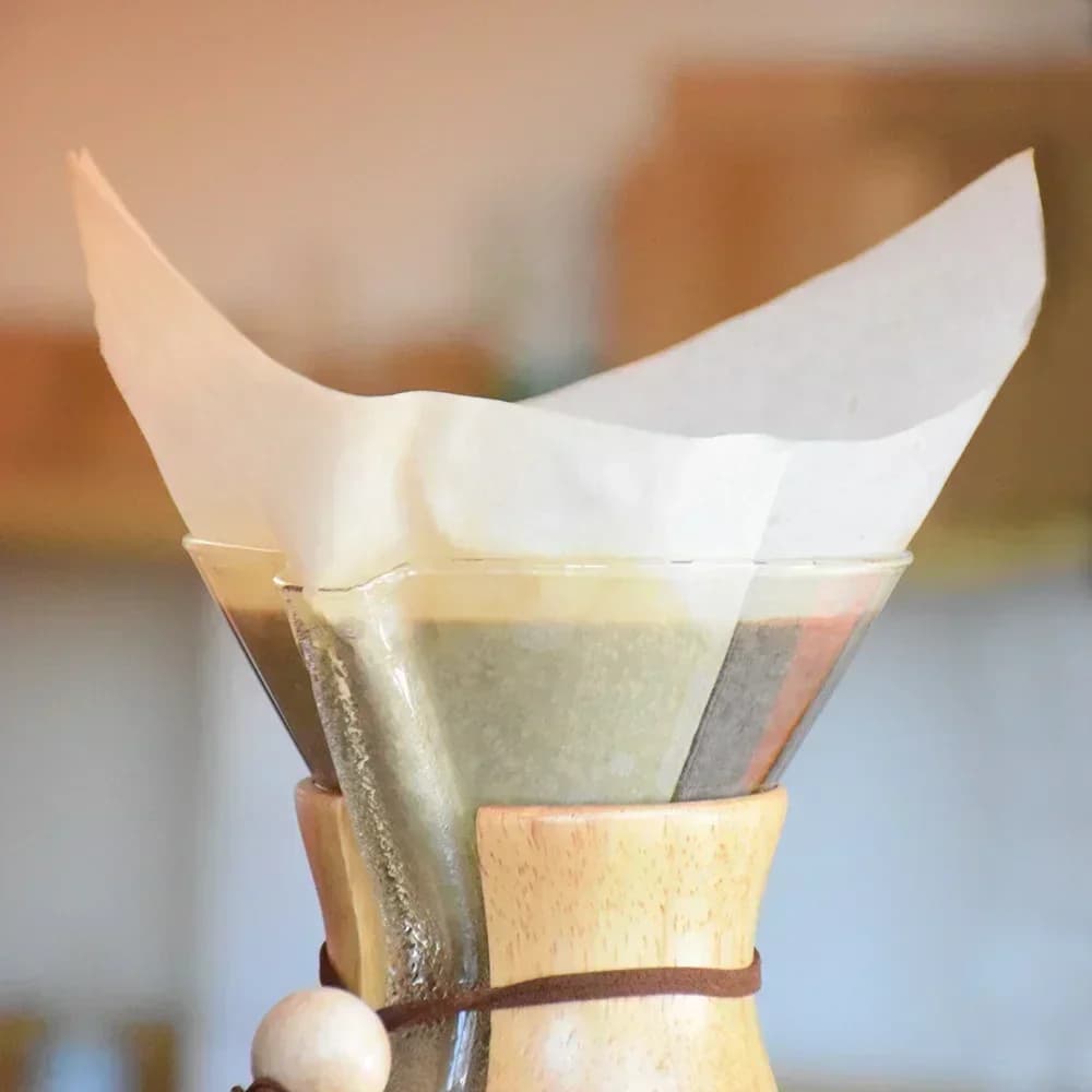 40/100 Tờ Giấy Lọc Cà Phê Chữ V V60 Không Tẩy Trắng Cho Pour Over Drip