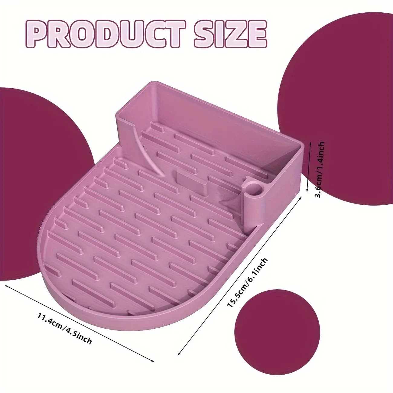 Giá úp ly silicone cao cấp ráo nước và cất giữ ly cốc