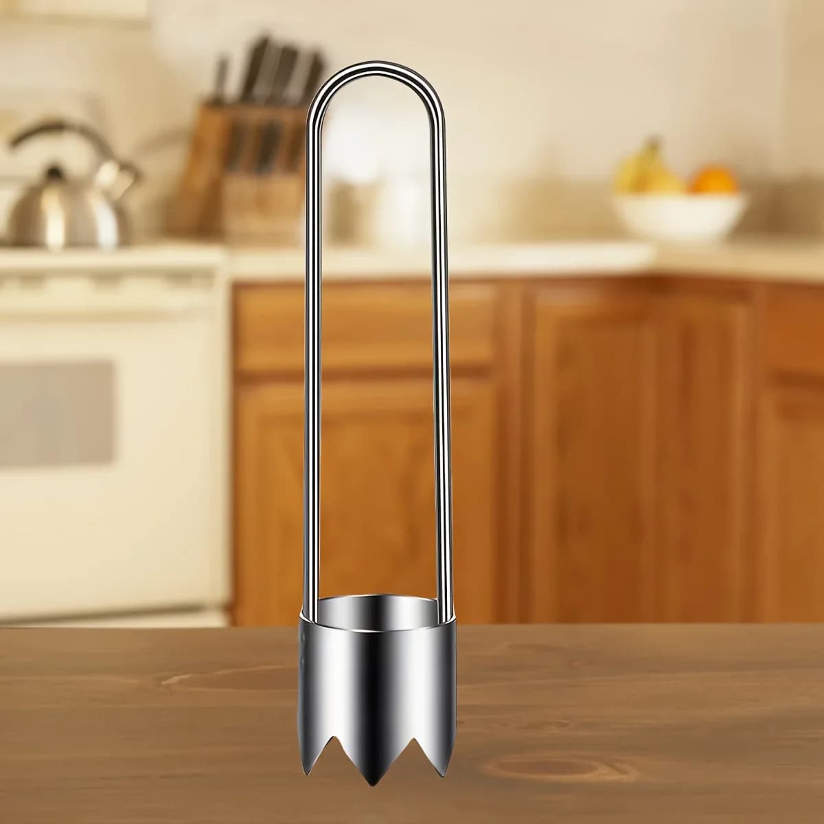 Dụng cụ lấy lõi hoa quả inox 1/2/3 món cho táo, ớt chuông, cà chua bền đẹp