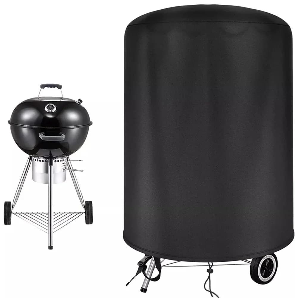 Bạt phủ bếp nướng BBQ Raweao chống nước ngoài trời hình tròn vải Oxford 57cm cho Weber