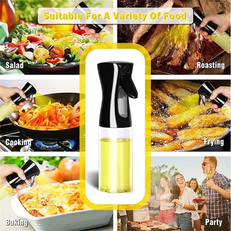 Bình xịt dầu ăn phun sương 100/200/300/500ml dùng cho nồi chiên không dầu và nhà bếp (1 cái)