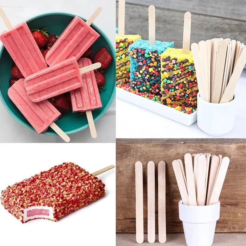 Que kem gỗ thủ công Leeseph que kem que handmade dài 11.4cm