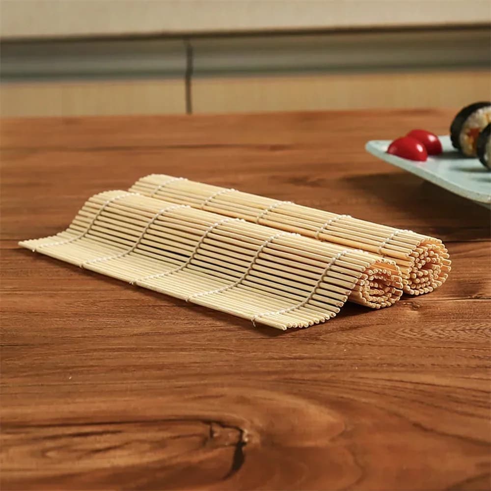 Mành Cuộn Sushi Bằng Tre Chống Dính Phong Cách Nhật Bản Tiện Lợi