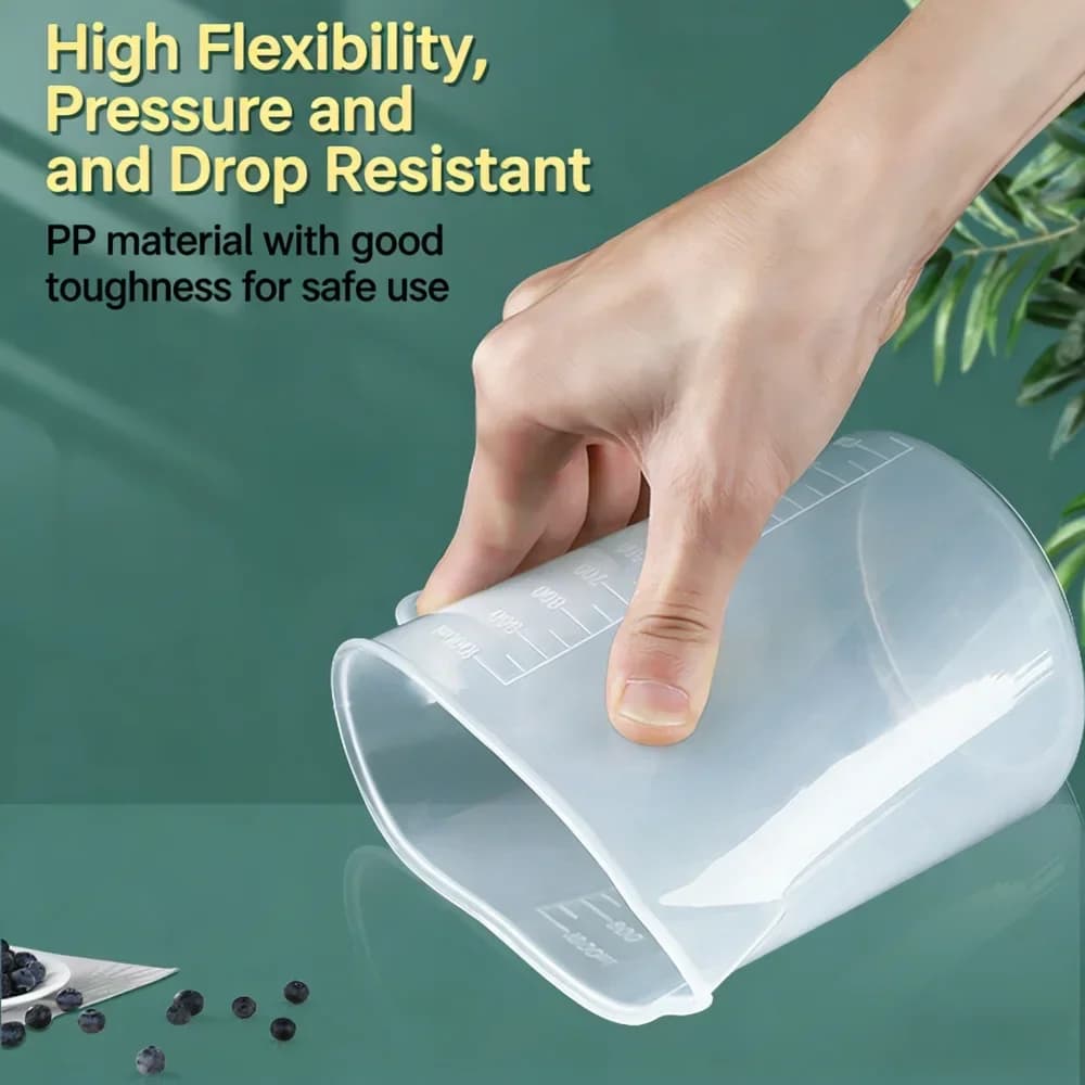 Ca đong định lượng chia vạch nhựa PC thực phẩm chịu nhiệt 100-5000ml cho nhà bếp và pha chế