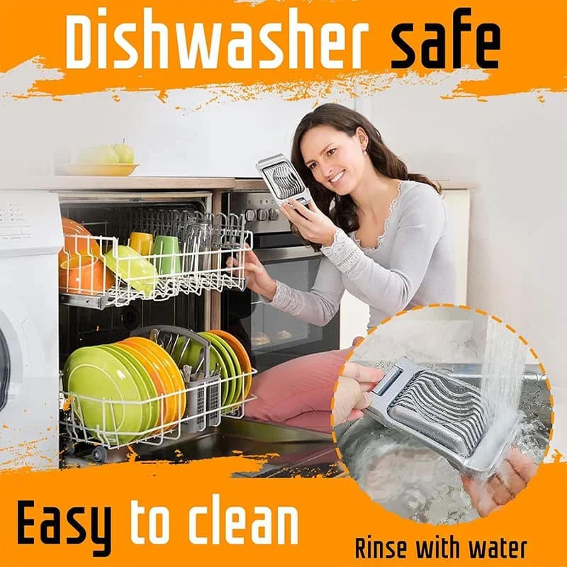 Dụng Cụ Cắt Lát Trứng Luộc Nhôm Dây Thép Không Gỉ Cho Trái Cây Mềm