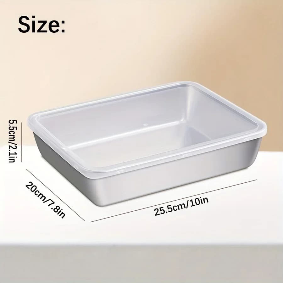 Bộ 3 Hộp Bảo Quản Thực Phẩm Inox Kín Khí Không Chứa BPA - Đựng Đồ Tủ Lạnh, Đồ Khô