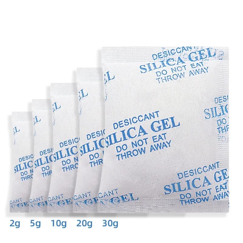 Gói hút ẩm Silica Gel không độc hại 2/5/10/20/30g cho nhà bếp, phòng khách