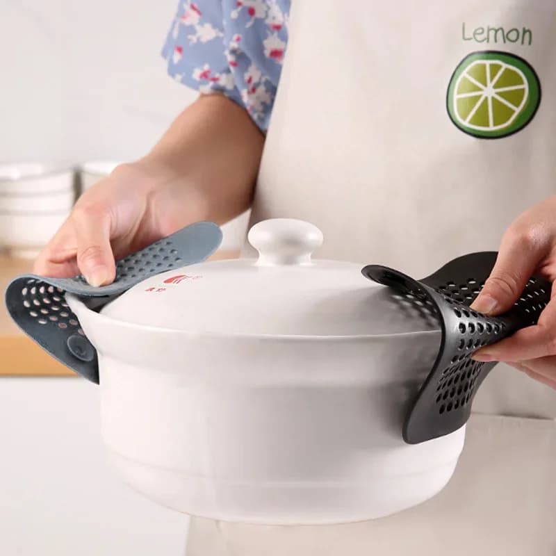Bộ 3 Miếng Lọc Rác Chặn Tóc Silicone Chống Tắc Bồn Rửa Chén Bồn Tắm Sàn Nhà Vệ Sinh
