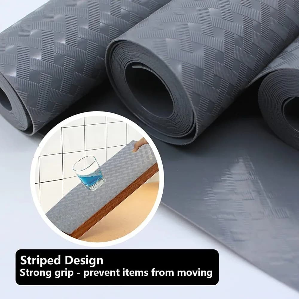Tấm Lót Ngăn Kéo Tủ Kệ Chống Trượt Chống Thấm Nước Đa Năng Cho Nhà Bếp, Bàn Ăn