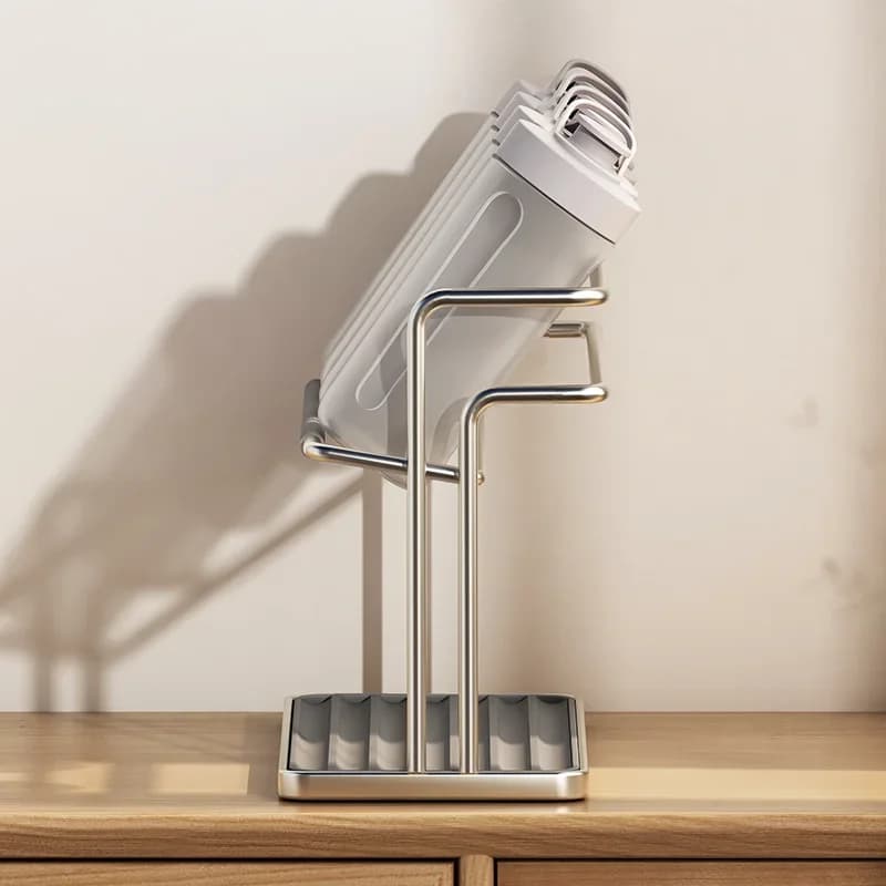 Giá Úp Cốc Chén Inox 2 Tầng Kèm Khay Hứng Nước Tiện Lợi Cho Nhà Bếp