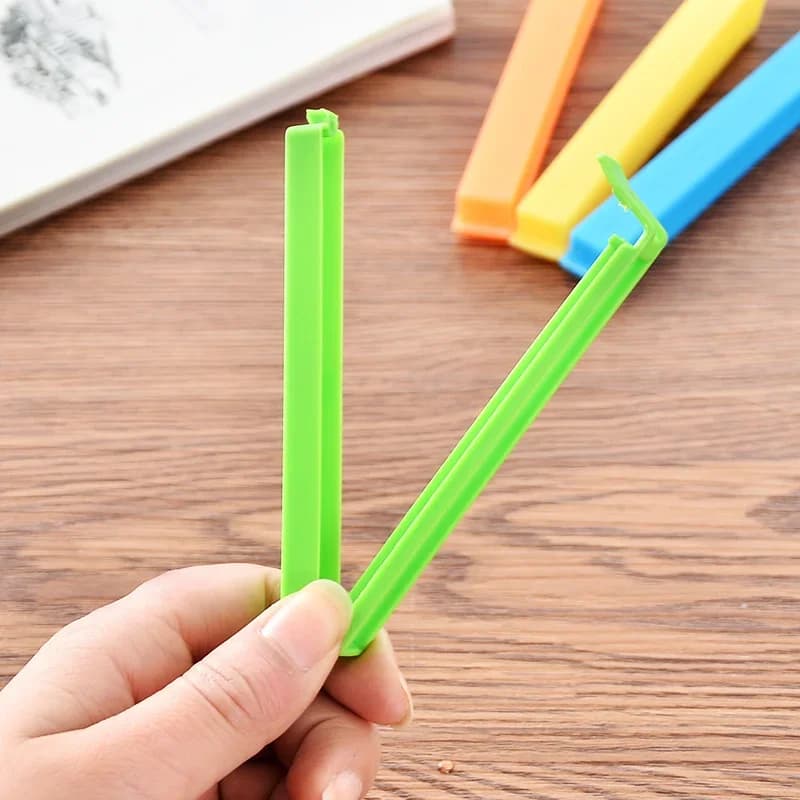 Bộ 5-30 Kẹp Miệng Túi Nhiều Màu Chống Ẩm Giữ Tươi Thực Phẩm Tiện Lợi