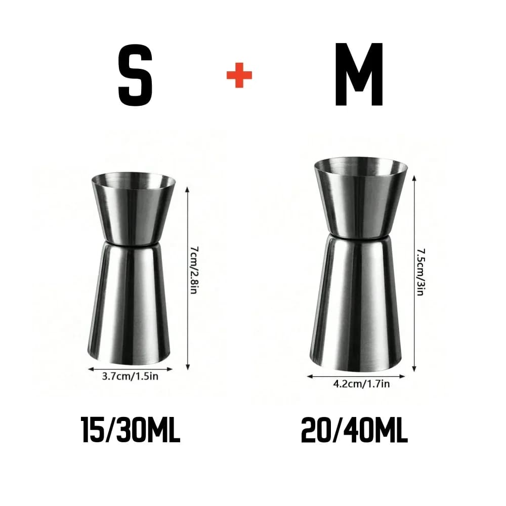 Ly Đong Rượu Pha Chế Jigger Inox Dụng Cụ Bar Tiệc