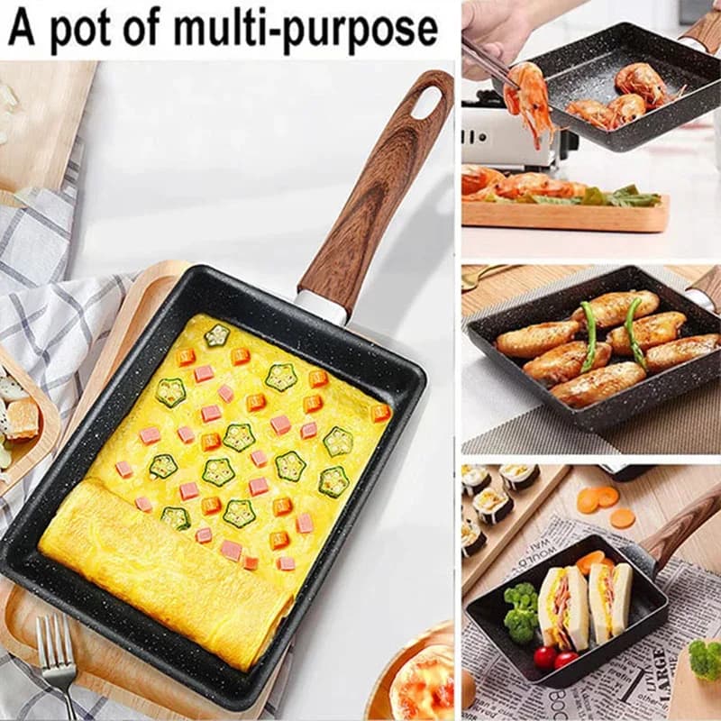 Chảo Cuộn Trứng Tamagoyaki Chống Dính Phong Cách Nhật Bản