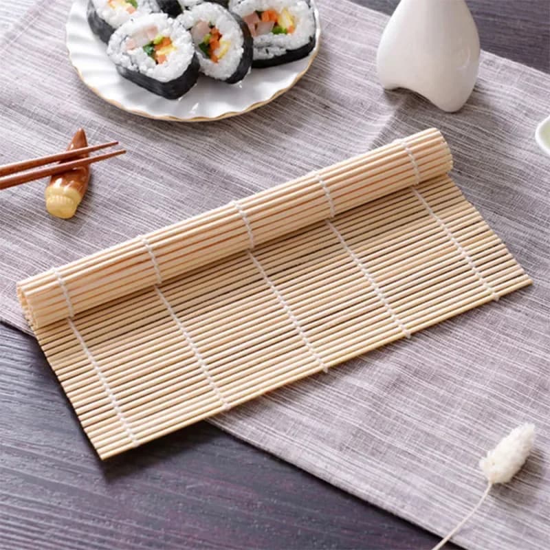 Mành Cuộn Sushi Bằng Tre Chống Dính Phong Cách Nhật Bản Tiện Lợi