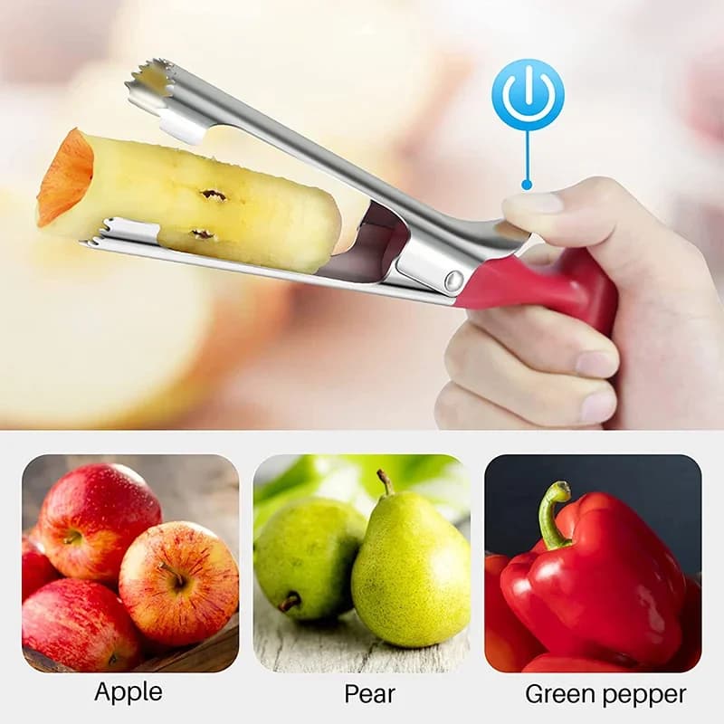 Dụng Cụ Lấy Lõi Táo Lê Bằng Thép Không Gỉ Cao Cấp Tiện Dụng Cho Nhà Bếp