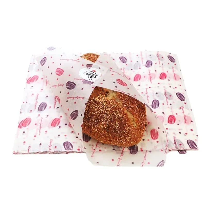 Set 50 tờ giấy nến gói thực phẩm chống thấm dầu cho bánh mì, sandwich, burger, khoai tây chiên