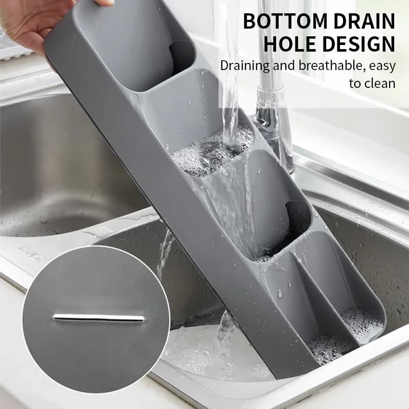 Khay Đựng Muỗng Đũa Dao Kéo Ngăn Kéo Nhà Bếp Hộp Sắp Xếp Dụng Cụ Bàn Ăn