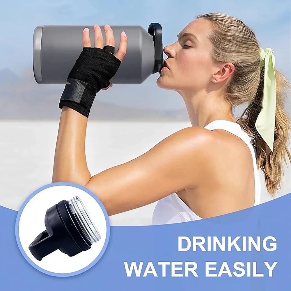 1/2/3 Nắp Thay Thế Rambler Chug, Tương Thích Với Các Mẫu YT 18oz, 26oz, 36oz, 64oz - Phụ Kiện Nắp Cốc Thể Thao