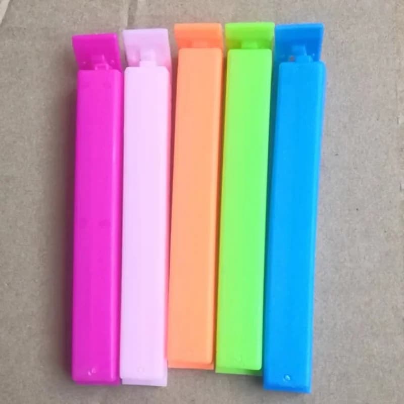 Bộ 5-30 Kẹp Miệng Túi Nhiều Màu Chống Ẩm Giữ Tươi Thực Phẩm Tiện Lợi