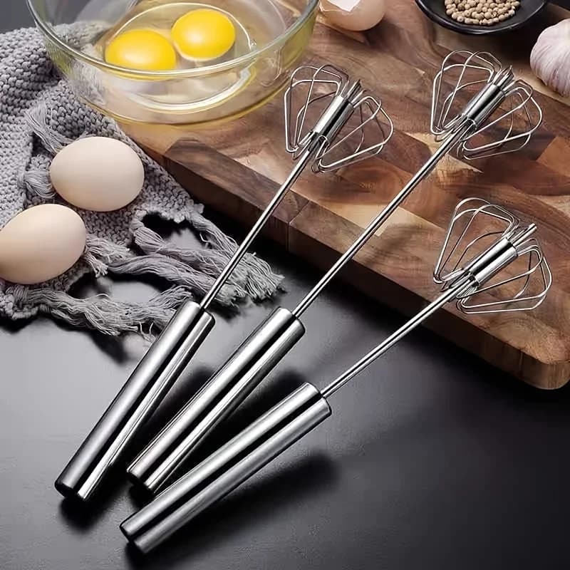 Cây Đánh Trứng Bán Tự Động Bằng Inox Tiện Lợi Bền Đẹp Dùng Cho Làm Bánh Nhà Bếp