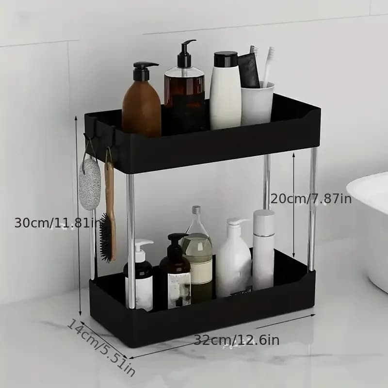 Kệ để gia vị nhà bếp đa năng để bàn nhiều tầng gọn gàng