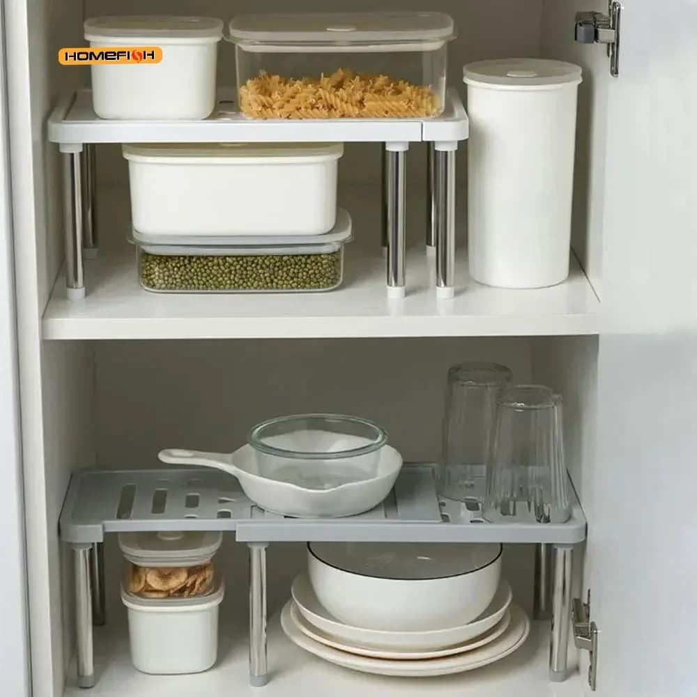 Kệ Để Đồ Co Giãn Tiện Lợi (1 Cái), Giá Để Gia Vị Đa Năng Cho Gia Đình