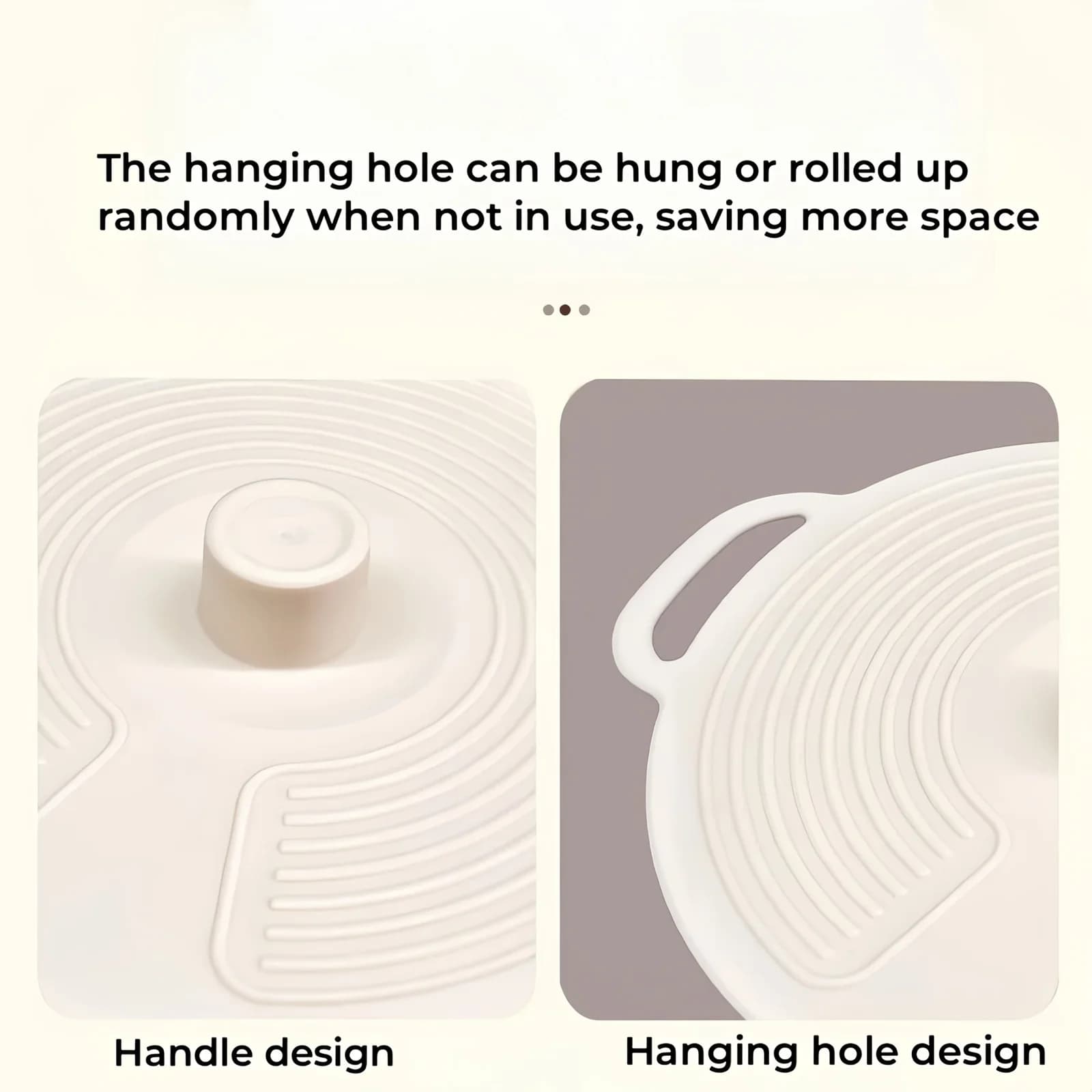 Bộ 3/6 Nắp Đậy Silicone Có Quai Cầm Kép Chịu Nhiệt Chống Bắn Lò Vi Sóng Tái Sử Dụng Cho Bát Đĩa Chảo
