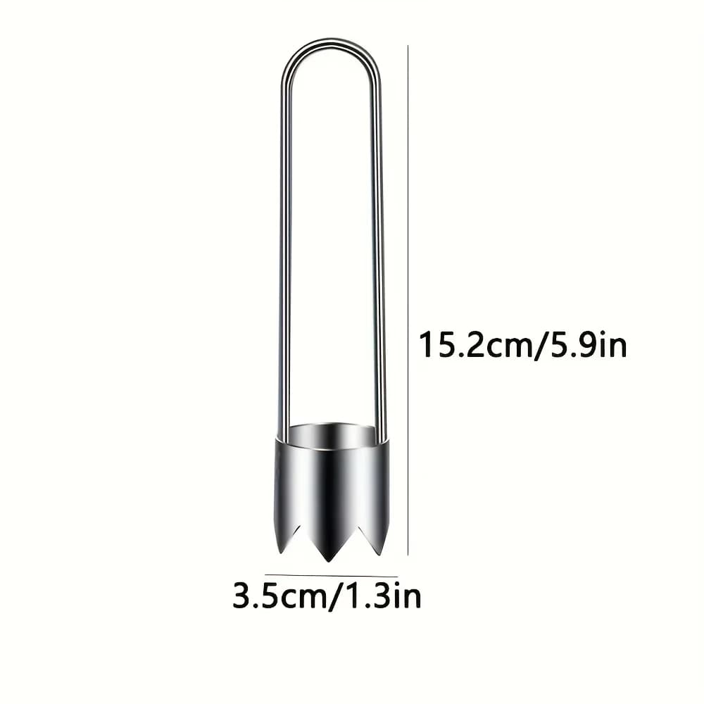 Dụng cụ lấy lõi hoa quả inox 1/2/3 món cho táo, ớt chuông, cà chua bền đẹp