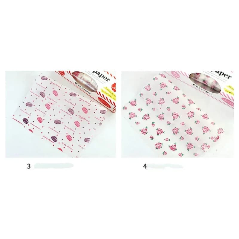 Set 50 tờ giấy nến gói thực phẩm chống thấm dầu cho bánh mì, sandwich, burger, khoai tây chiên